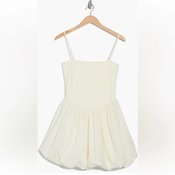 Wayf Cream Spaghetti Strap Dress - Picture 1 of 3